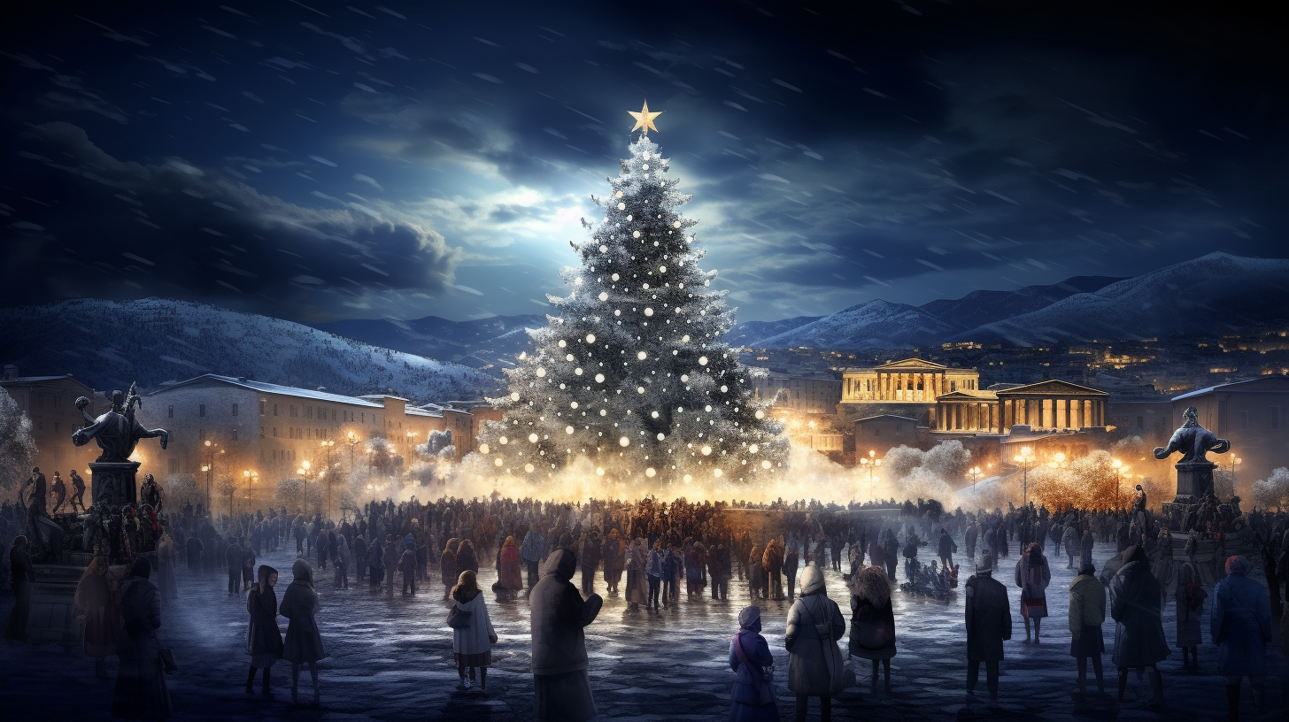 Η Μαγεία των Χριστουγέννων Έφτασε στην Πλατεία Συντάγματος